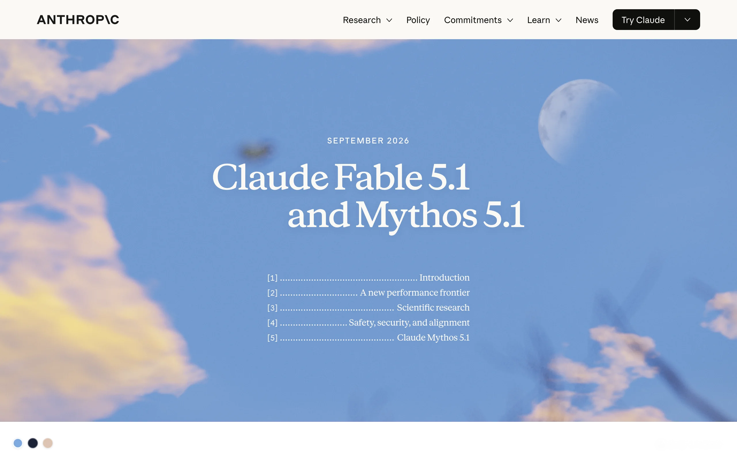 Claude Fable 5.1 – Anthropic 推出的旗舰大模型深度评测