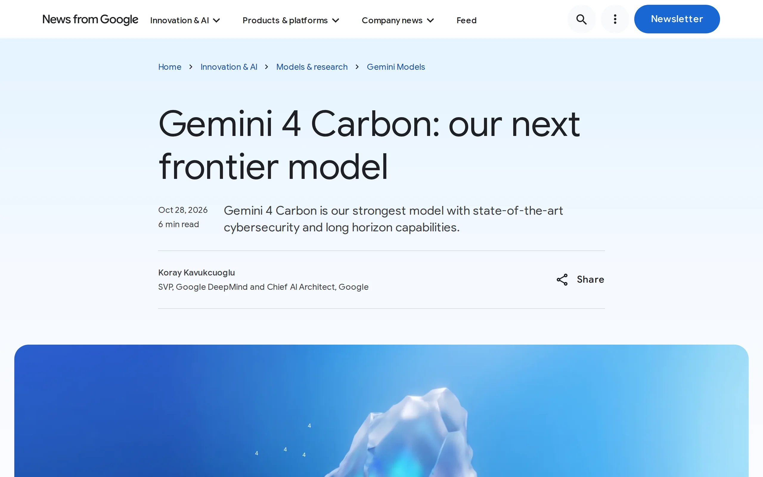 Gemini 4 Carbon – Google DeepMind's Latest Flagship Large Model