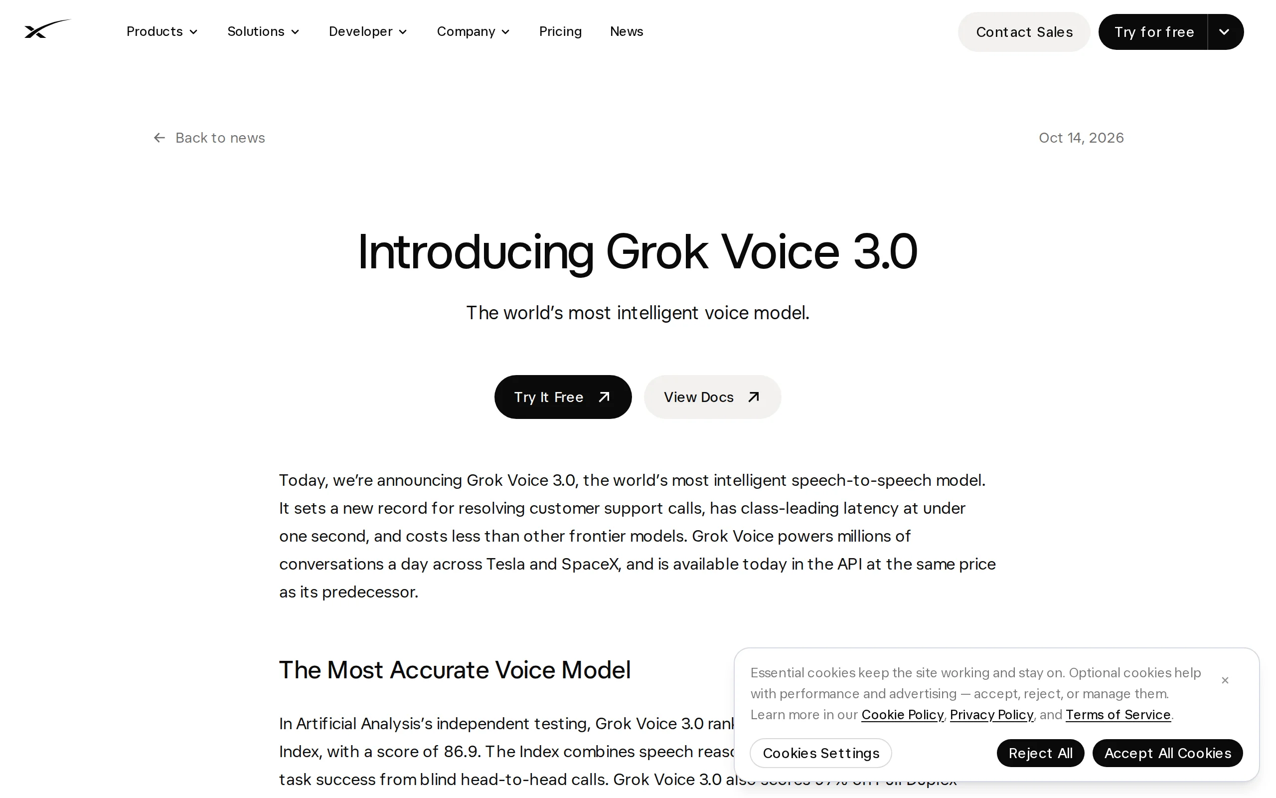 In-Depth Review of Grok Voice 3.0: SpaceXSI's End-to-End Speech Interaction Model