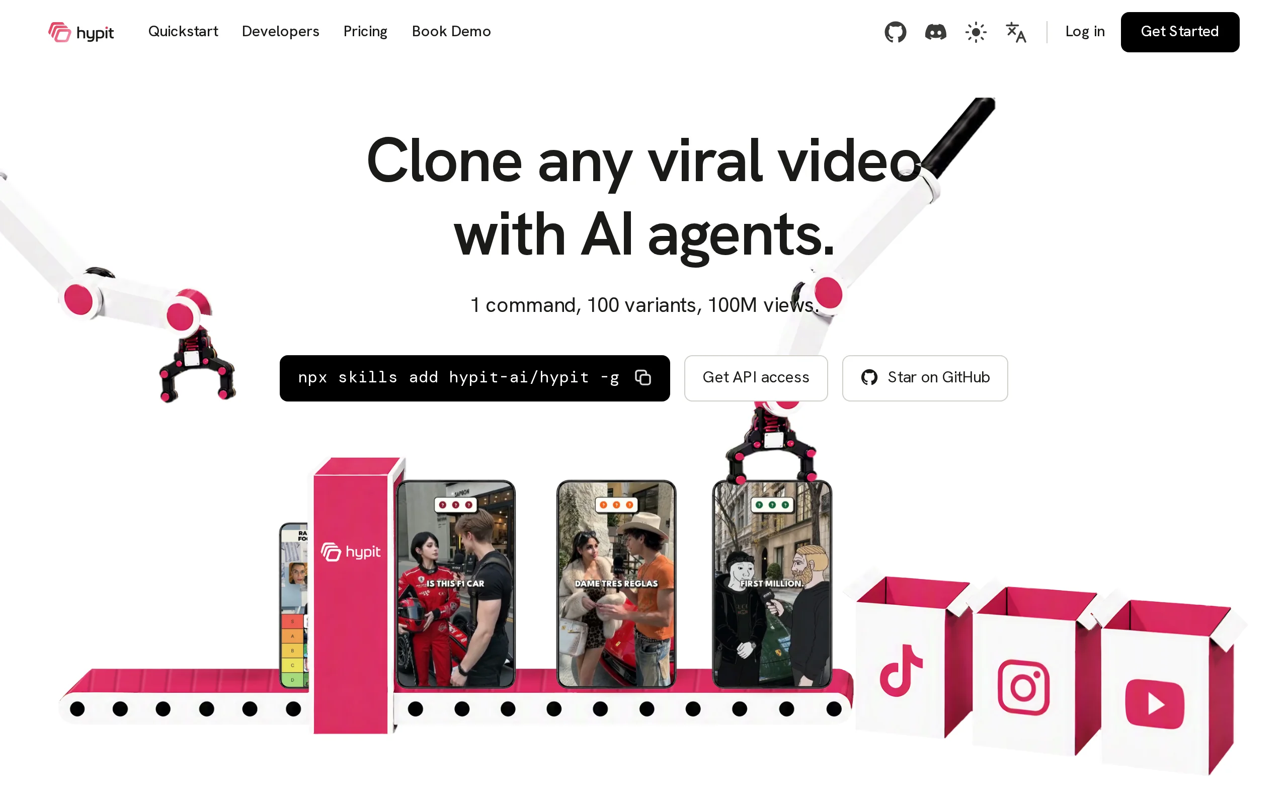 Hypit – Open-Source AI Video Generation Tool, Automatically Replicates Viral Videos