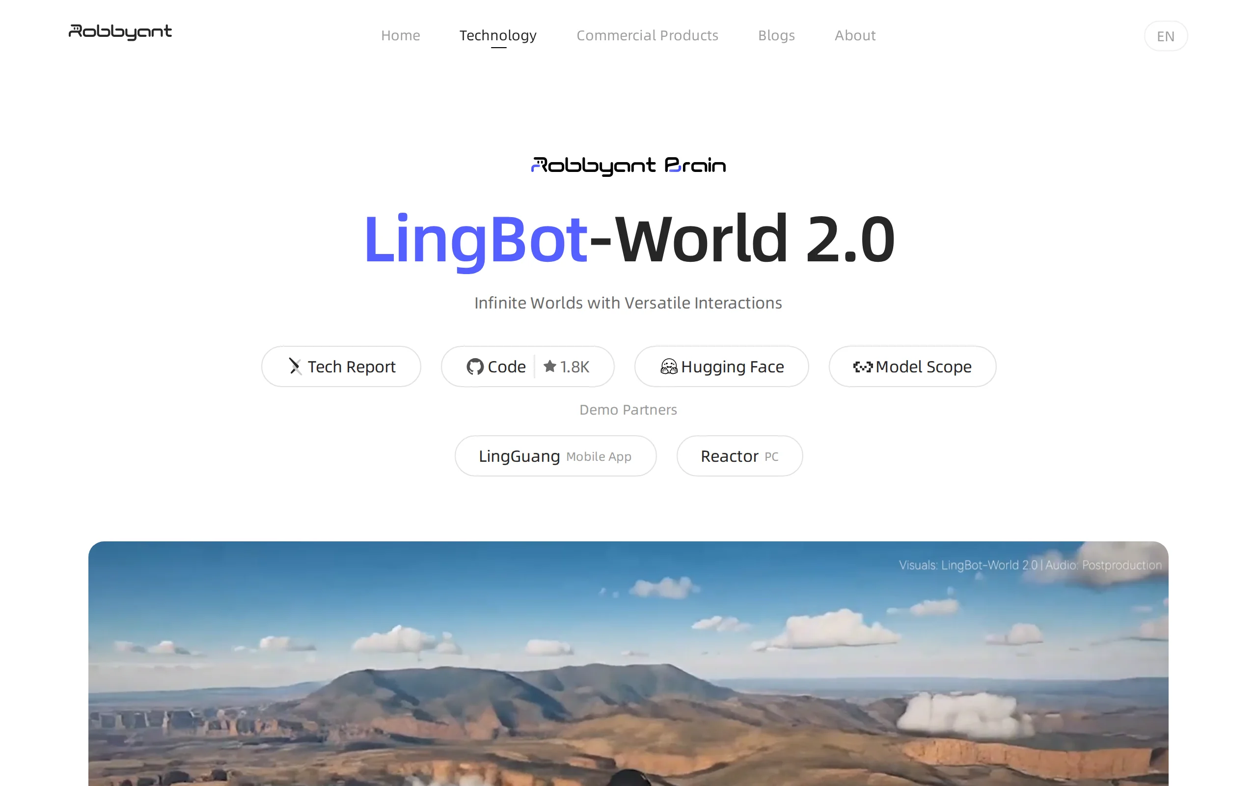 LingBot-World 2.0 – 蚂蚁灵波科技开源的实时交互世界模型