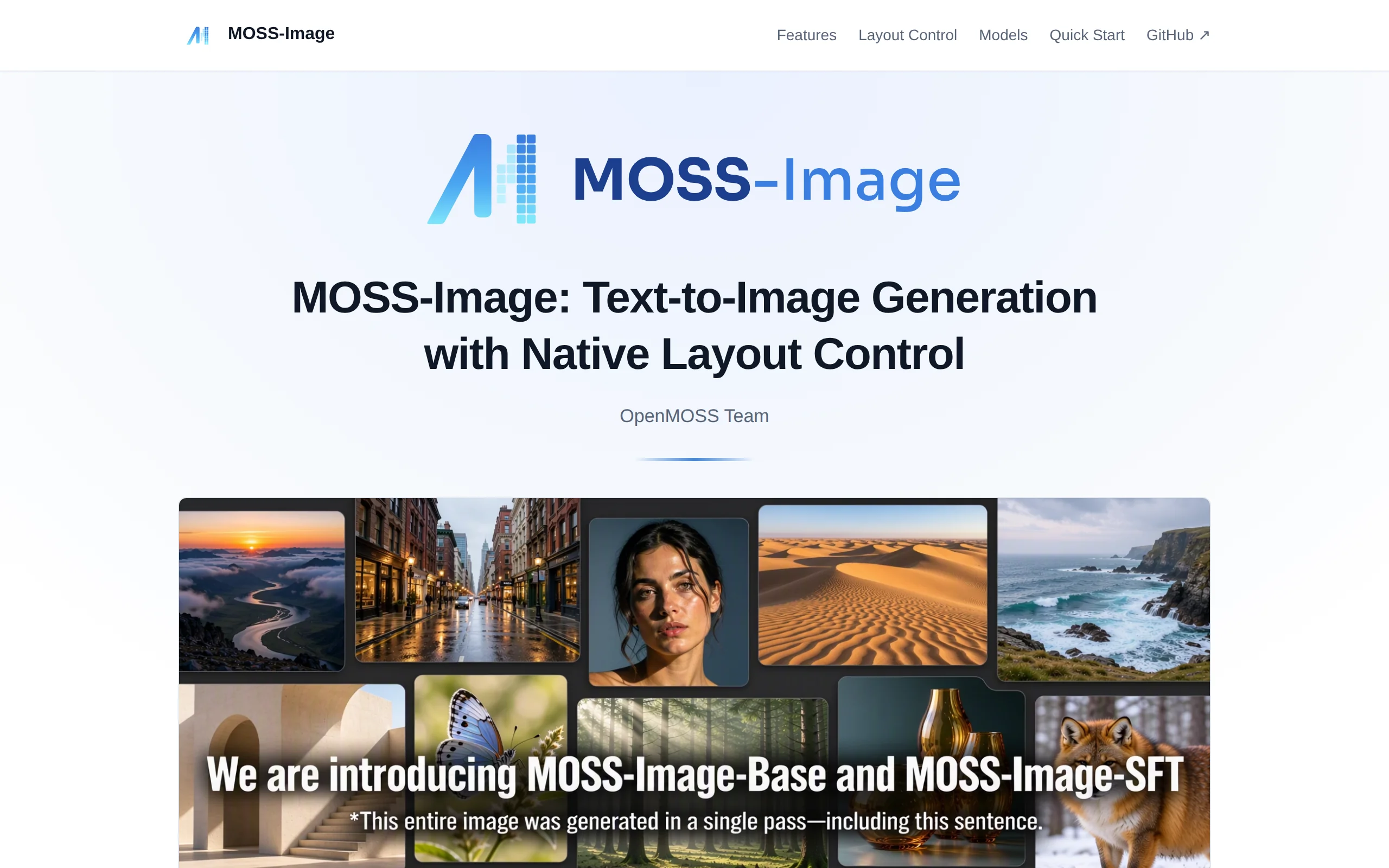 MOSS-Image – 模思智能联合OpenMOSS开源的文生图模型