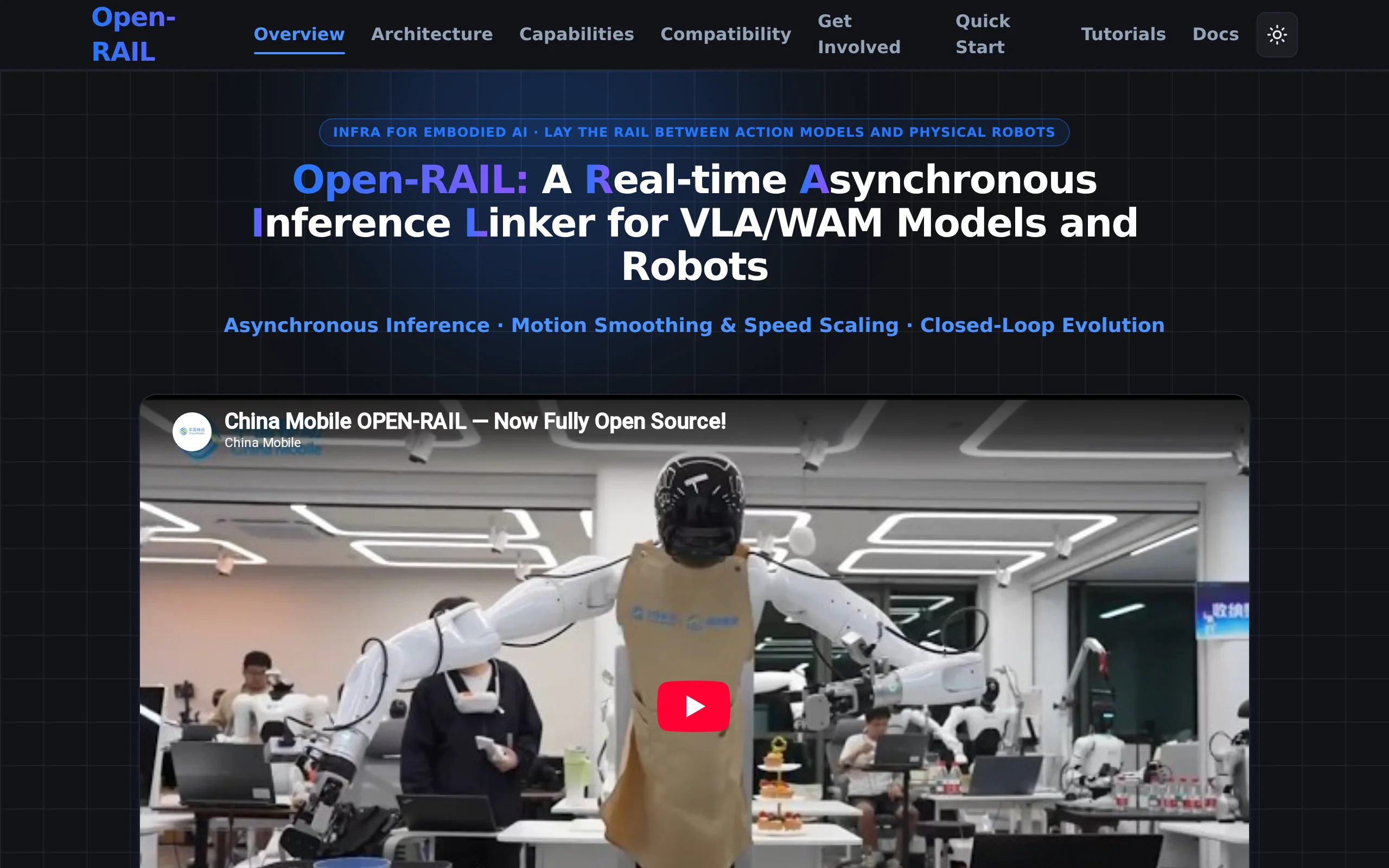 Open-RAIL Evaluation: China Mobile's Open-Source General-Purpose Engineering Foundation for Embodied Intelligence, Bridging the "Last Mile" for VLA/WAM Model Deployment