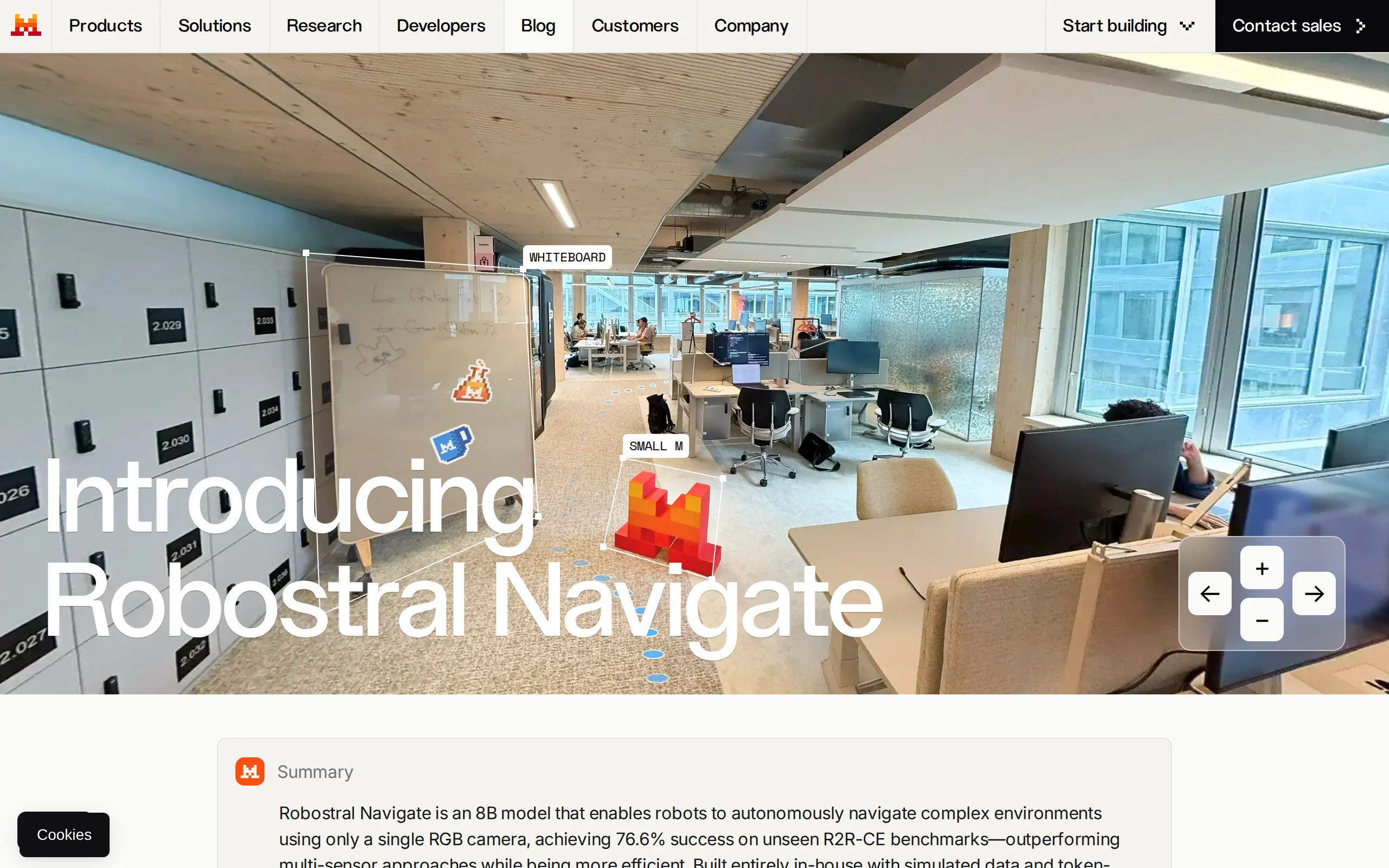 Robostral Navigate – Mistral AI's Embodied Intelligence Navigation Model