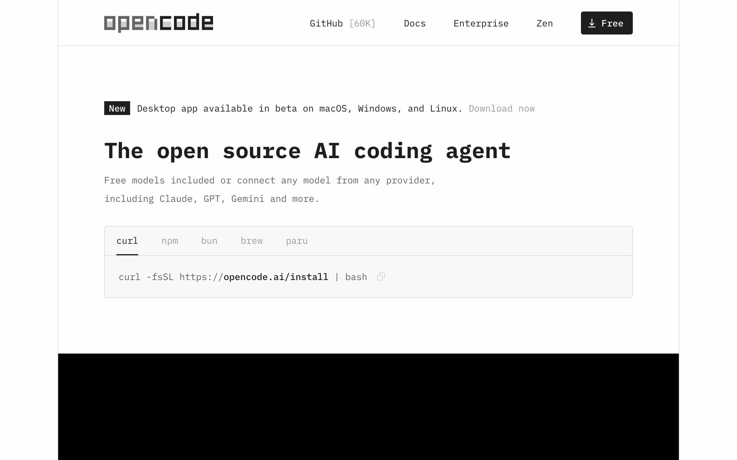 OpenCode - 开源AI 编程工具，Claude Code 最佳平替| AI Tools Directory